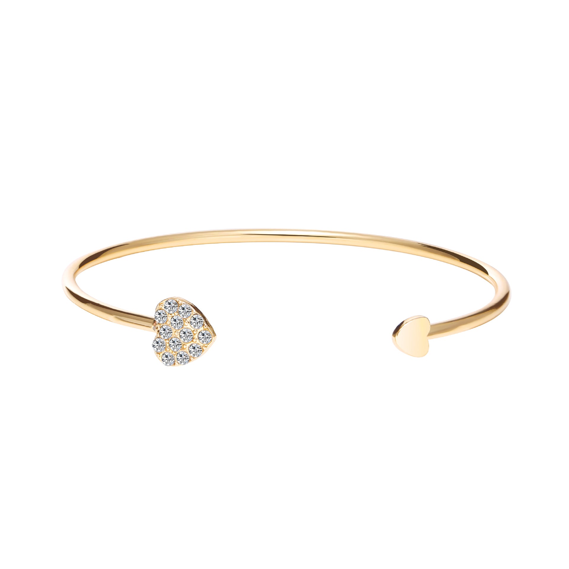 Pulsera De Aleación De Corazón De Diamante al por mayor